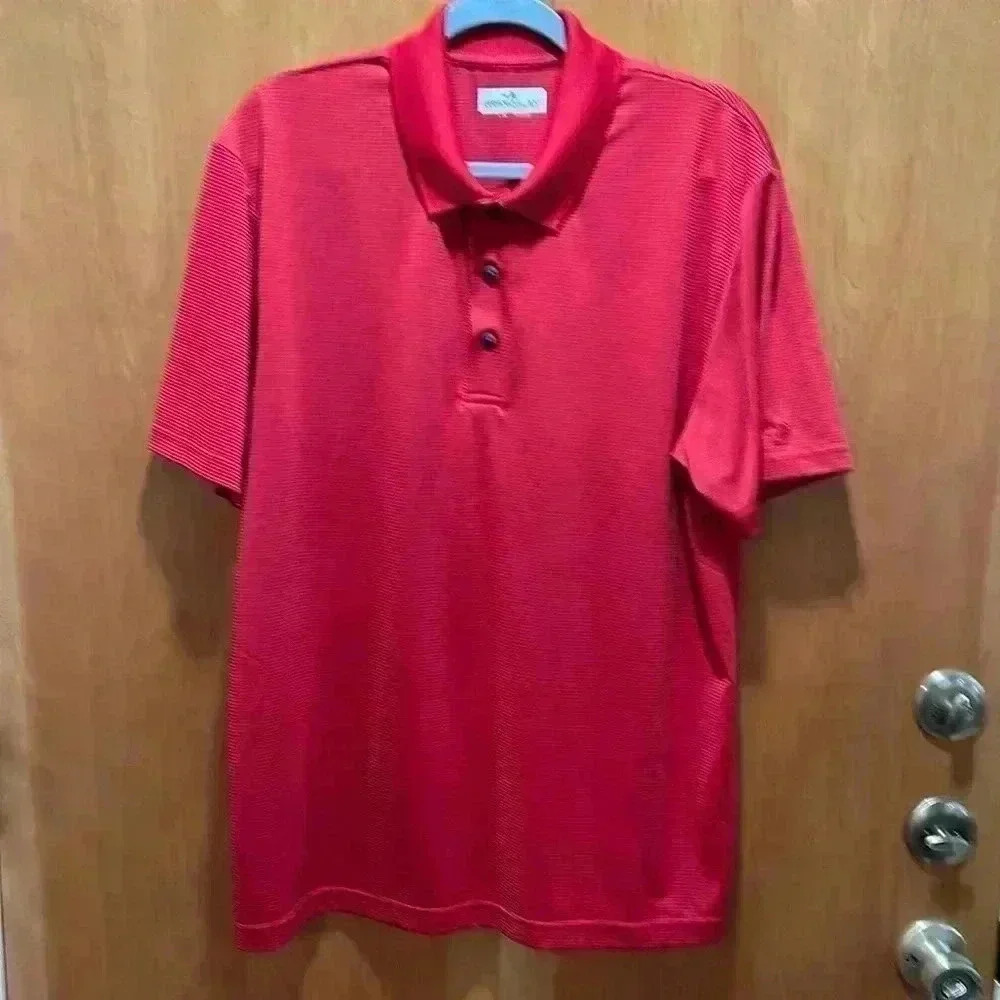 Men’s golf polo, short sleeve size large - Picture 1 of 5